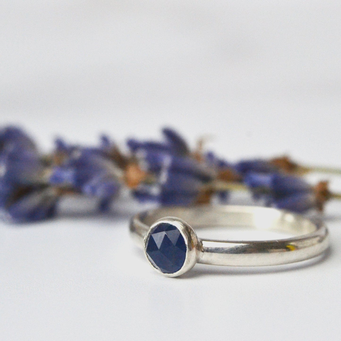 Becky Pearce Designs Rings Sapphire (September) Birthstone Stacking Ring
