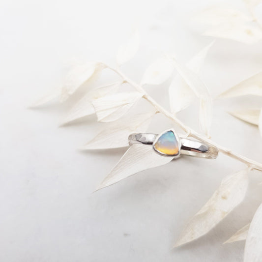 Becky Pearce Designs Rings Opal (October) Birthstone Stacking Ring